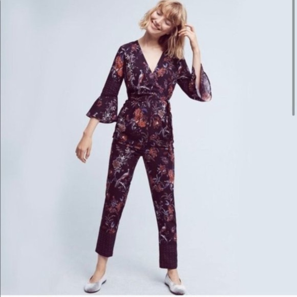 Anthro jumpsuit size 8p